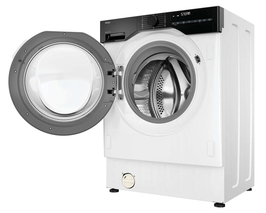 Haier BHA6S69M6D9J-80 - White 9KG Integrated Washing Machine - 1600 RPM - A energy