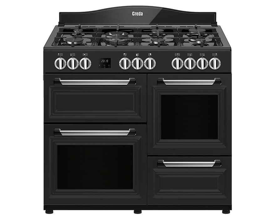 CREDA C100RCDFTA 100cm Dual Fuel Range Cooker in Anthracite