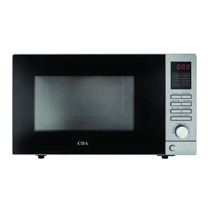 CDA VM201SS Freestanding microwave oven/grill, LED timer and clock , 900W