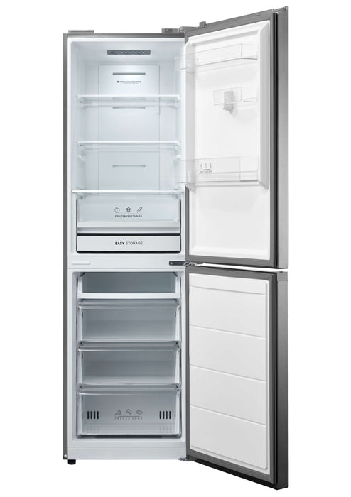 Midea MDRB379FGD02 Combi Fridge Freezer D Rated in Silver