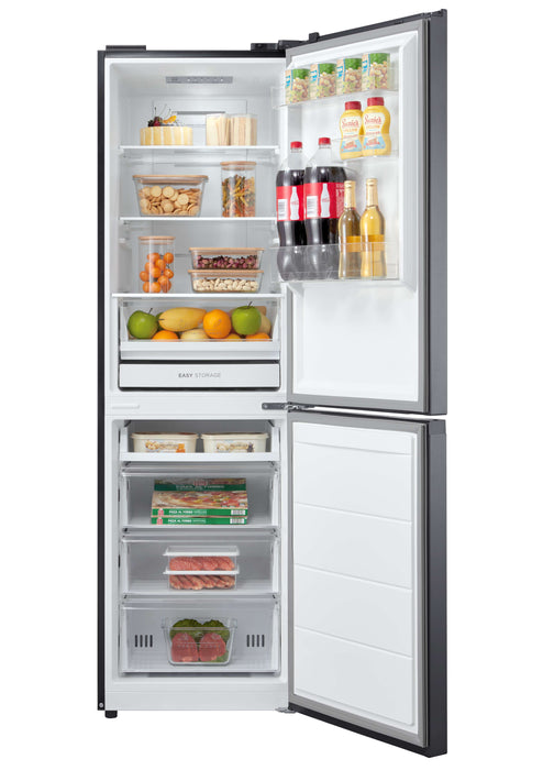 Midea MDRB379FGD02 Combi Fridge Freezer D Rated in Silver