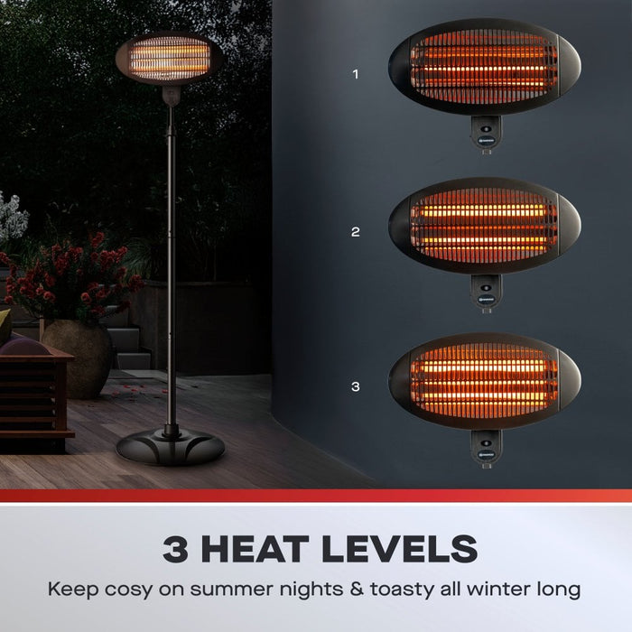 Daewoo HEA2048GE 2000W Electric Patio Heater
