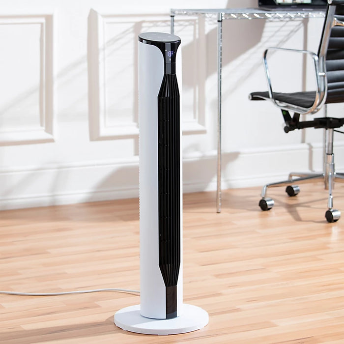 Daewoo 36-Inch Oscillating Tower Fan - Timer + Remote Control