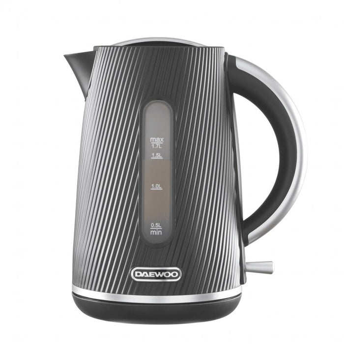 Daewoo Black Cascade 1.7L Jug Kettle SDA2773GE