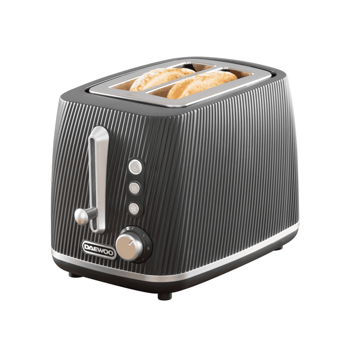 Daewoo Black Cascade 2 Slice Toaster SDA2776GE