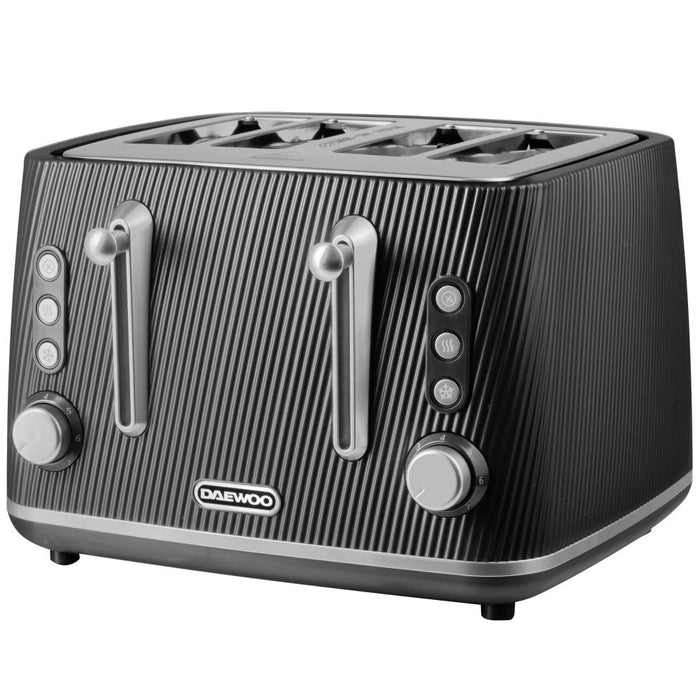 DAEWOO Cascade SDA2779GE 4-Slice Toaster - Black
