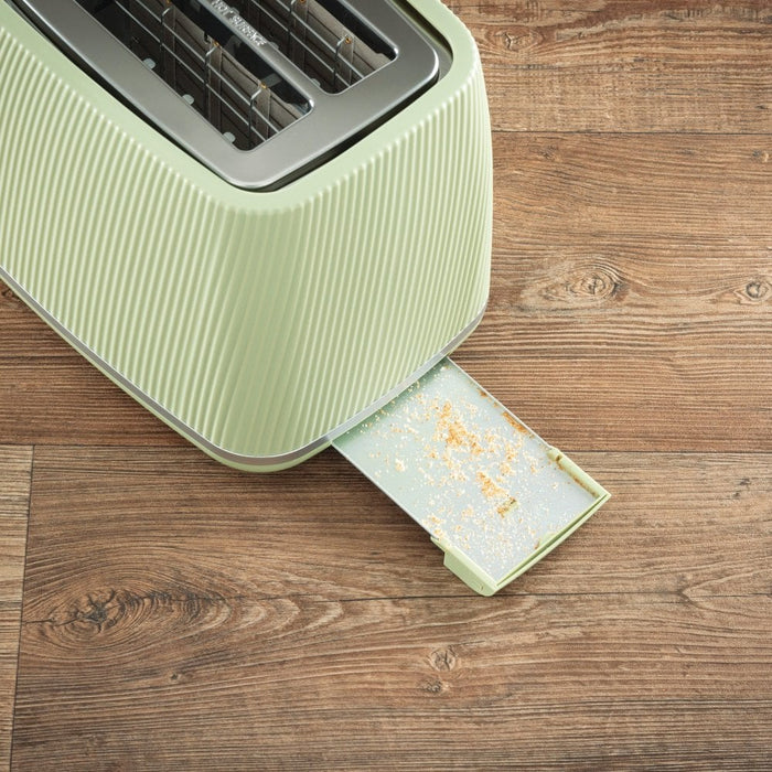 Daewoo SDA2777GE Sage Green Cascade 2 Slice Toaster