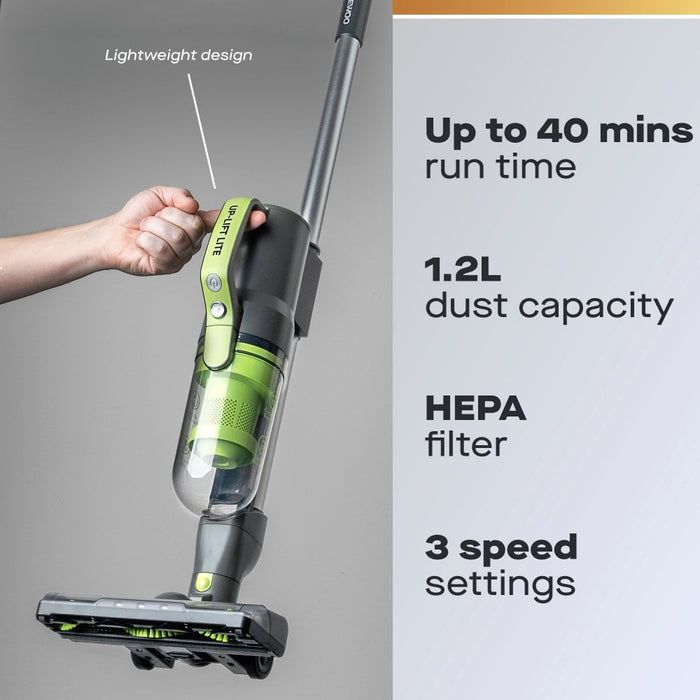 Daewoo FLR00225GE Tornado 2-in-1 Up-Lift Lite Upright Cordless Vacuum Cleaner