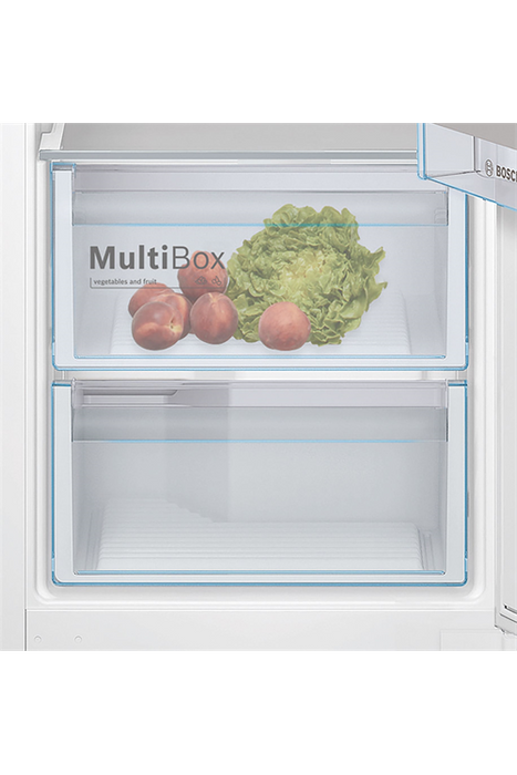 Bosch Series 4 KIR81VSEE0G Integrated Upright Fridge - Sliding Door Fixing Kit - White - F Rated