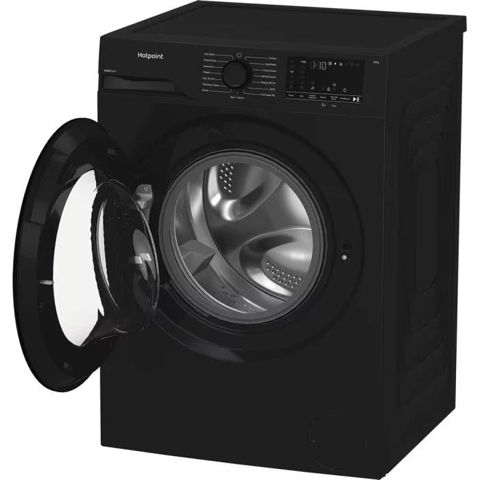 Hotpoint AntiStain H 101B ANTI STAIN UK 10kg Washing Machine with 1400 rpm - Black - A Rated