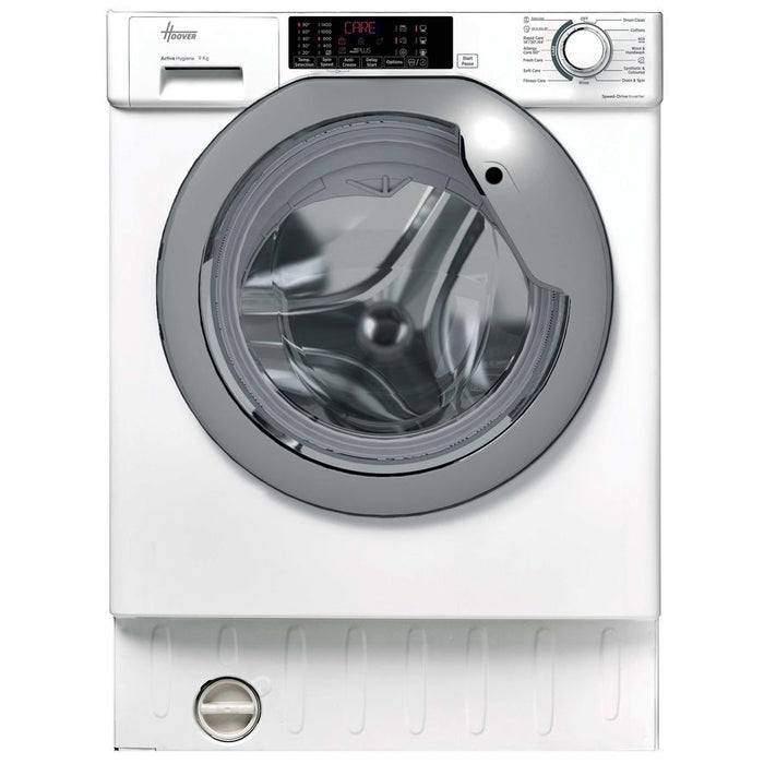 Hoover HBWS494DMSW5 H-Wash 300 Pro Integrated 9kg 1400rpm Washing Machine in White