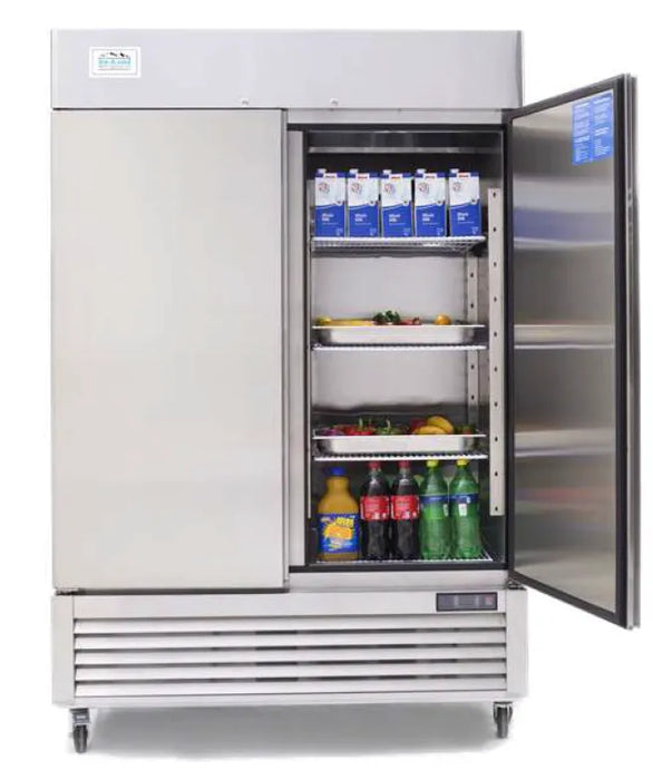 Ice-A-Cool ICE8960 Double Door Upright Fridge, 1300 Litres