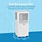 Igenix AC IGAC01007W 7000 BTU 3-in-1 Portable Air Conditioner, White