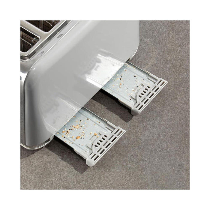 Daewoo SDA2596GE Kensington 4 Slice Toaster Stainless Steel 1800W – Grey