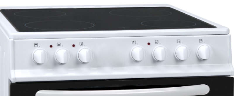 Statesman EDC60W 60Cm Double Oven With Ceramic Hob In White