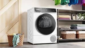 Bosch Series 8 WQB246C9GB 9Kg Heat Pump Tumble Dryer - White - A+++ Rated