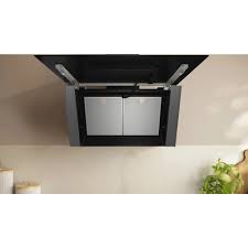 Neff D98IPT2S0B N90 90cm Chimney Cooker Hood, Black, A+ Rated