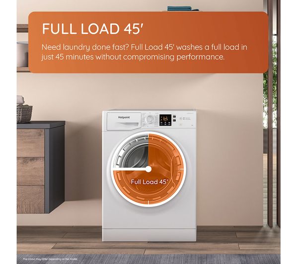 HOTPOINT Anti-stain NSWF 7469 GG UK 7 kg 1400 Spin Washing Machine - Graphite