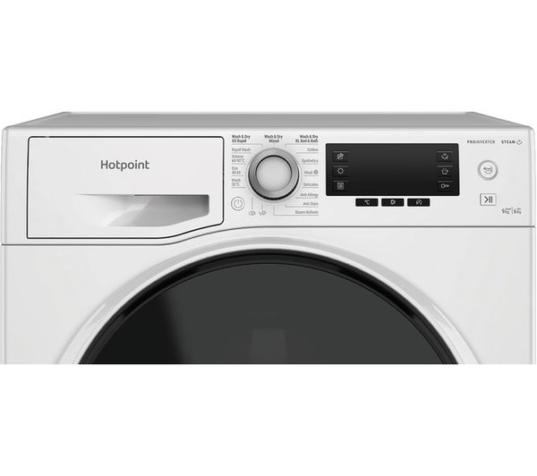 Grade A HOTPOINT ActiveCare NDD 96448 WDA UK 9 kg Washer Dryer - White