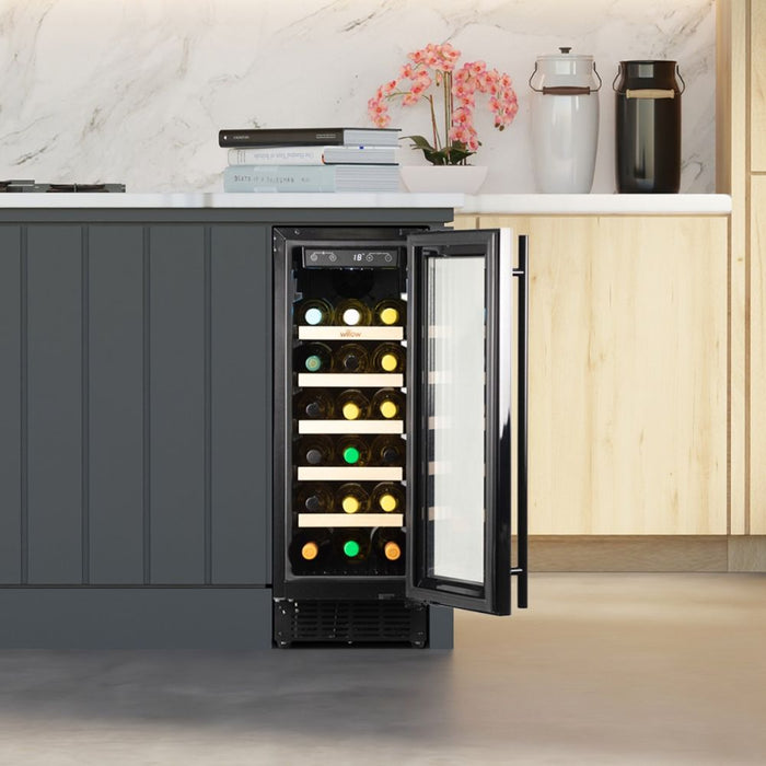 Willow 60L Under Counter Wine Cooler W30WCB - Black