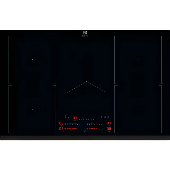 Electrolux EIV84550 - Black Induction Hob - 80cm - 5 Zones