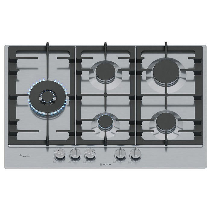 Bosch PCS7A5I90 Series 6 Gas hob 75 cm Stainless steel