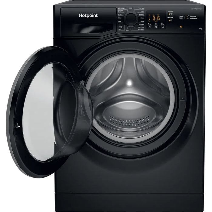 Hotpoint NSWF 946BSUK Washing Machine - Black