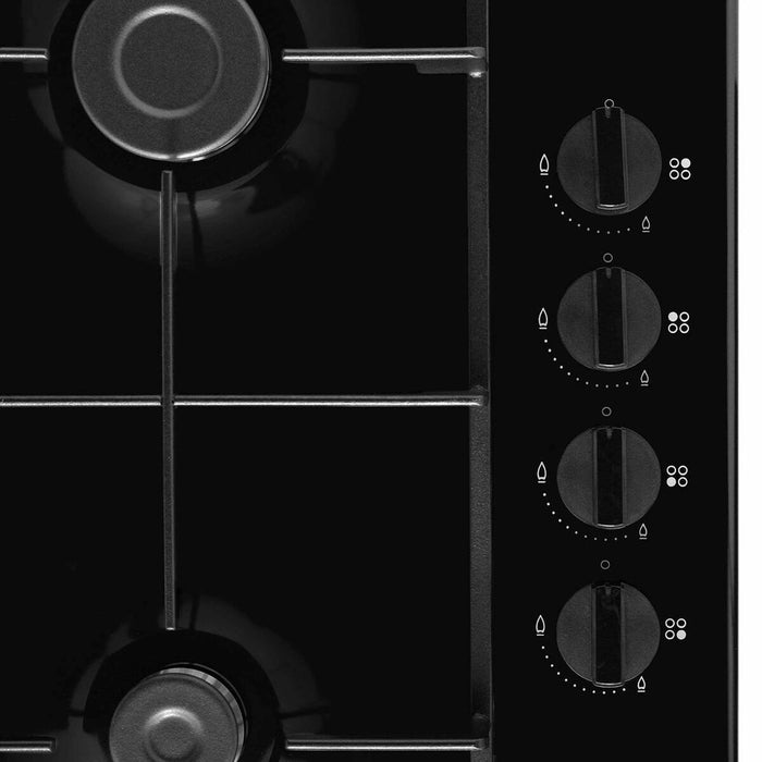 Neff T26BR46S0 N30 4 Burner Gas Hob, Black