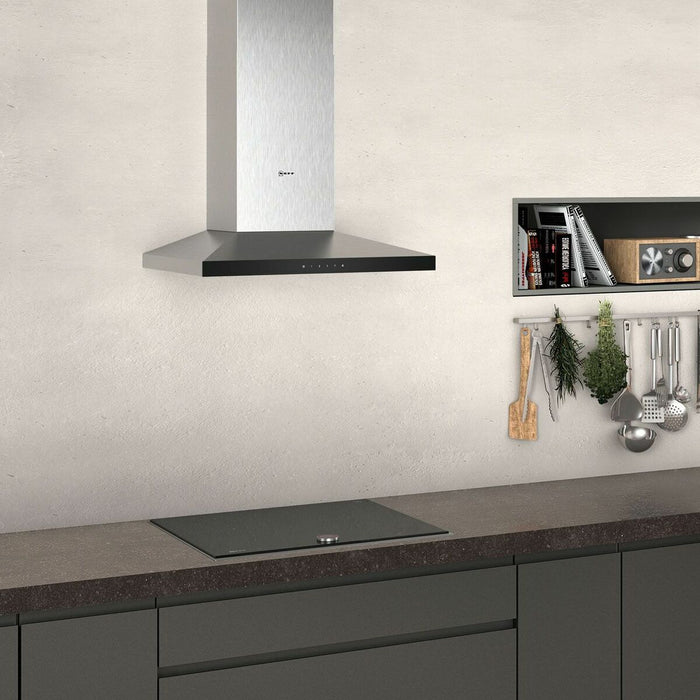 NEFF N50 D64QFM1N0B 60 cm Chimney Cooker Hood - Stainless Steel