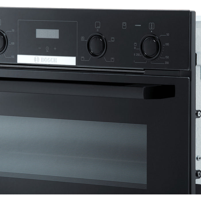 Bosch Series 4 MBS533BB0B Built In Electric Double Oven - Black - A/B Rated