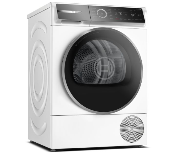 Bosch Series 8 WQB246C9GB 9Kg Heat Pump Tumble Dryer - White - A+++ Rated
