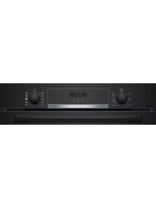 Bosch HQA534BB3B Series 4 Built-In Electric Single Oven, Black, A+ Rated