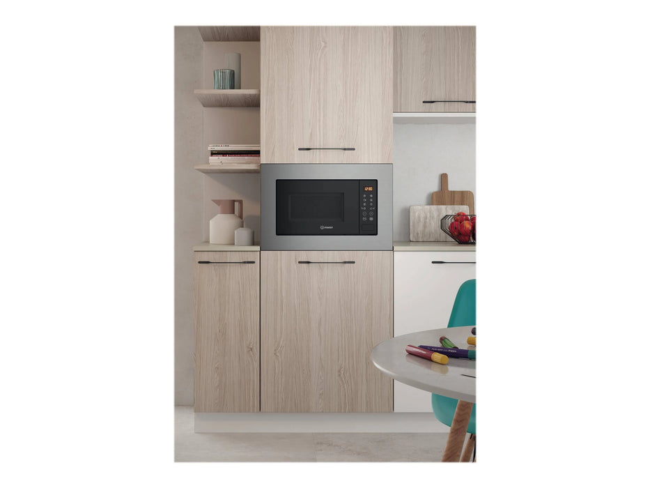 Indesit MWI 120 GX Built-in Grill Microwave 20 L 800 W Stainless Steel