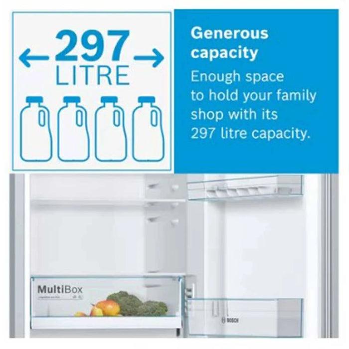 BOSCH Series 2 KGN34NWEAG 50/50 Fridge Freezer - White