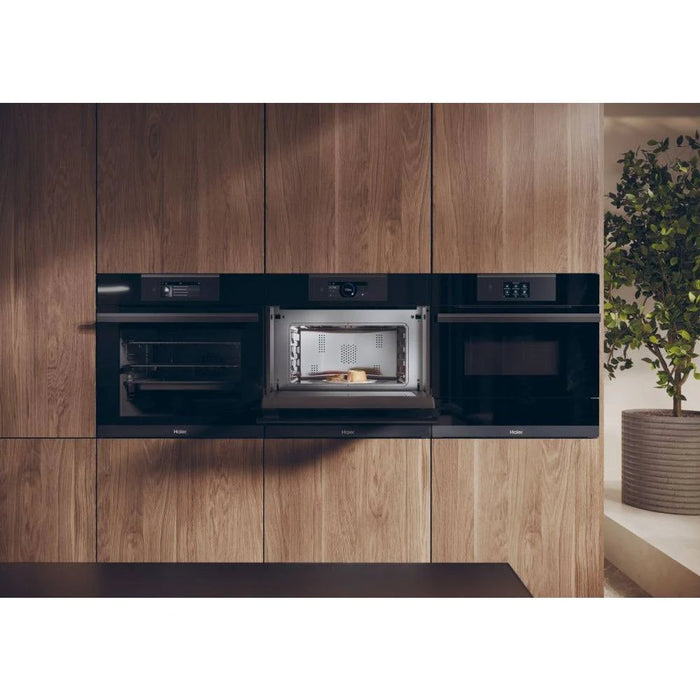 Haier HWO45NB6T0B1 I-Touch 45cm Compact Wi-Fi Oven with Microwave