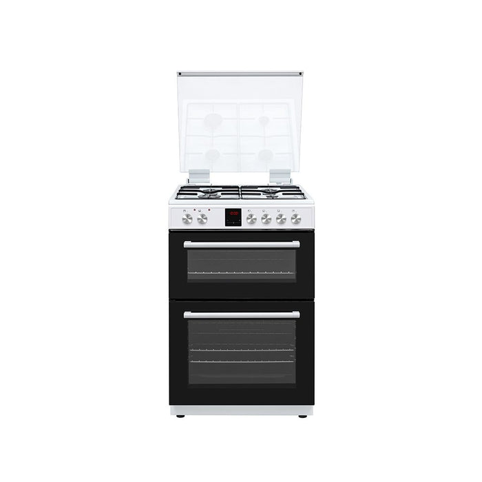 Teknix TKGD60W Double Oven Gas Cooker 60Cm White