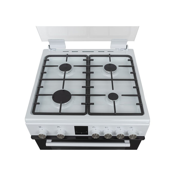 Teknix TKGD60W Double Oven Gas Cooker 60Cm White