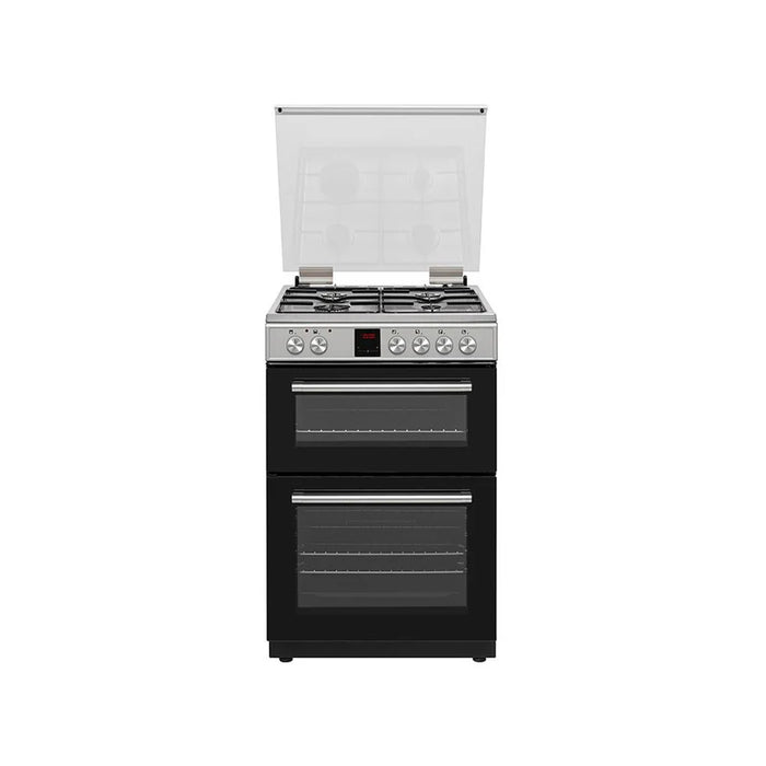 Teknix TKGD60X - Stainless Steel Double Oven Gas Cooker - 60cm - A Energy Efficiency