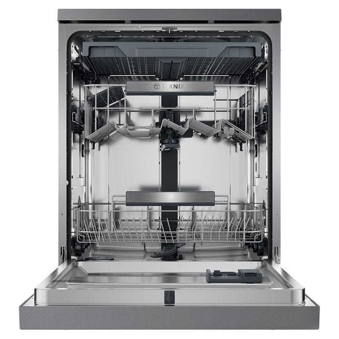 Teknix TX3FD618S - Silver Dishwasher - 15 Place Settings - C Energy Rating