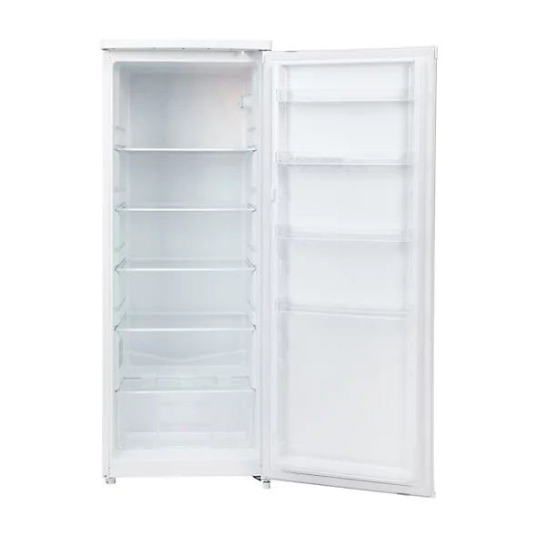 Willow WTL55W 241L Freestanding Tall Larder Fridge with Mark Proof Finish, Adjustable Thermostat- White