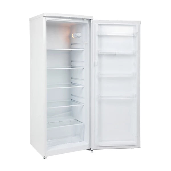 Willow WTL55W 241L Freestanding Tall Larder Fridge with Mark Proof Finish, Adjustable Thermostat- White