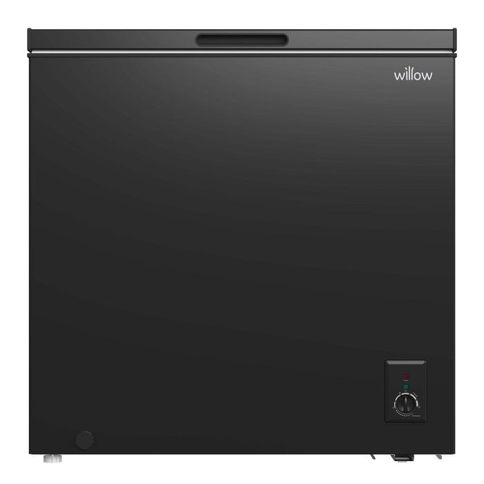 Willow W198CFB 199L Chest Fridge/Freezer, Black