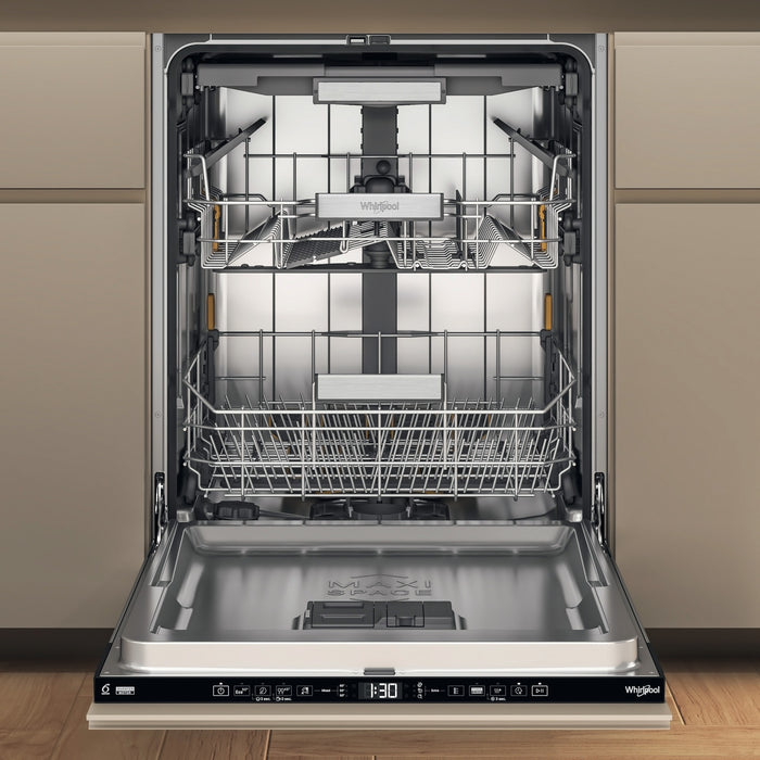 Whirlpool W7I HF60 TUS UK - Black Integrated Dishwasher - A energy